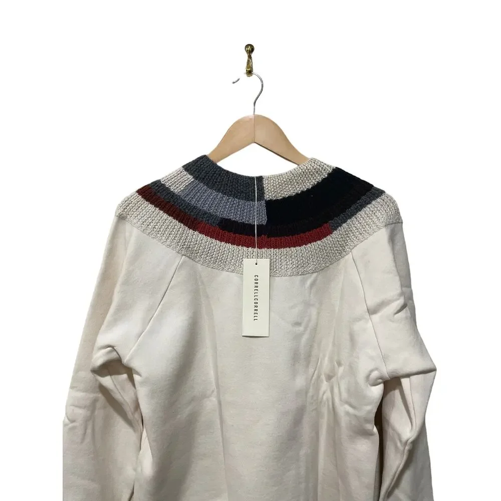 Mosaic Knit Sweater by Correll‎ Correll Size Medium